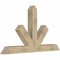 Ekena Millwork Saratoga Rough Sawn Timber Gable Bracket, Douglas Fir, 72"W x 42"H x 6"D x 6"F, 14/12 Pitch GBW072X42X0606SAR00RDF - alternate 4